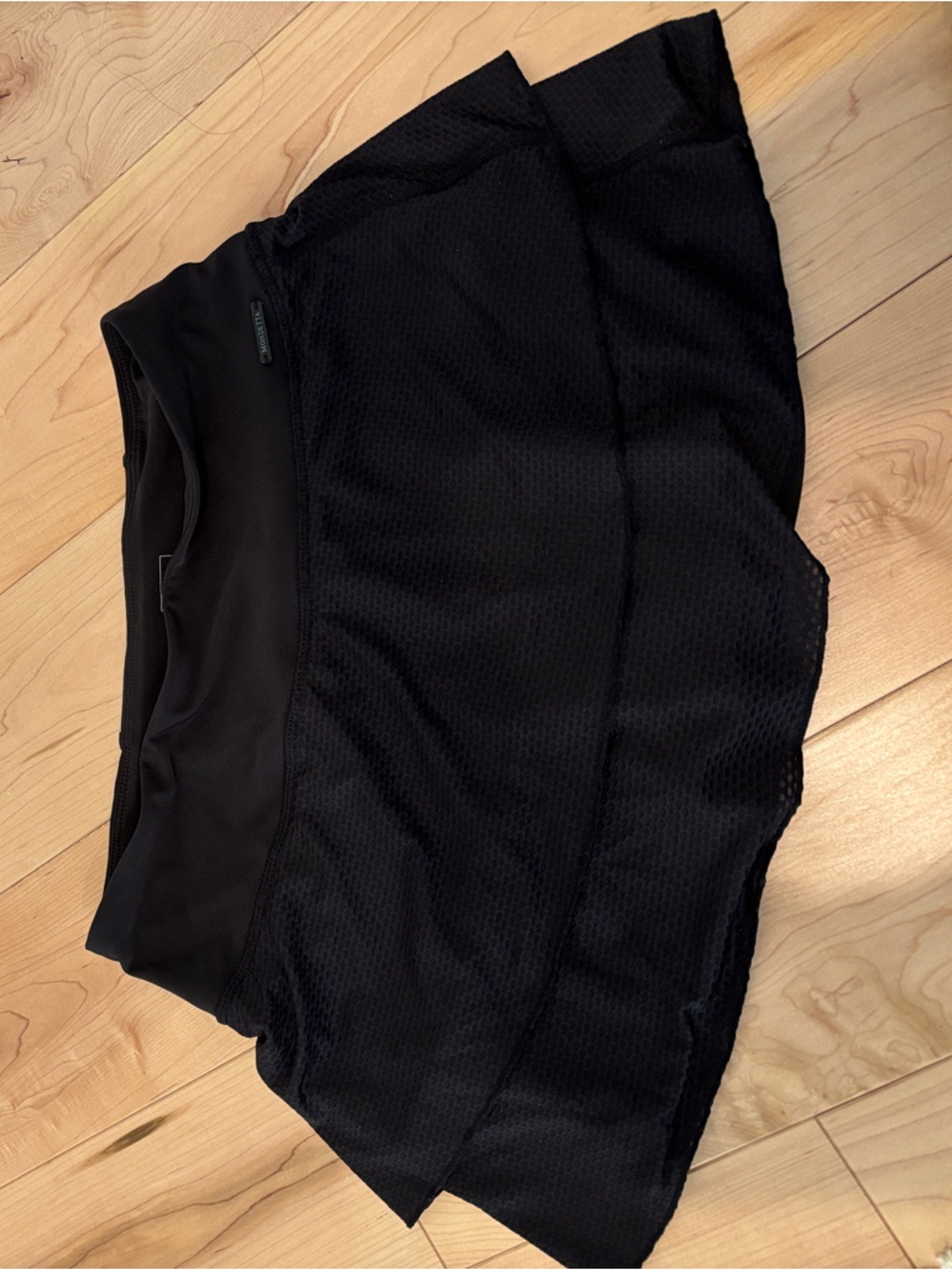 Mondetta Black Layered Mesh Skort